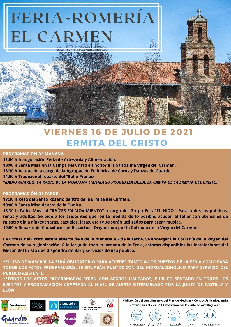 Fiestas en honor a Nuestra Señora del Carmen 2021 Guardo